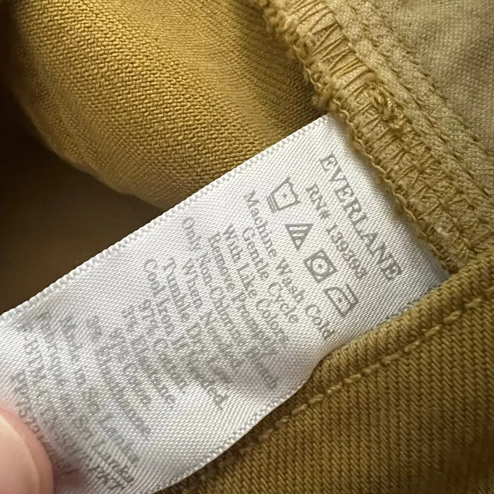 Everlane Mustard Yellow Shorts Size 10